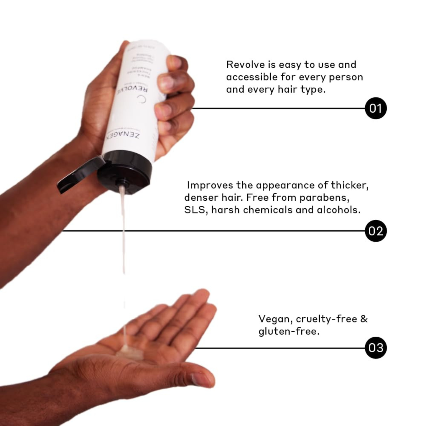 Revolve Thickening Shampoo for Men